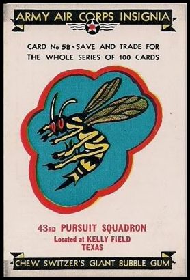 58 43rd Pursuit Squadron